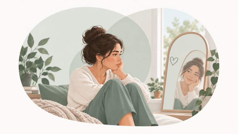 Low Self-Esteem & Confidence illustration
