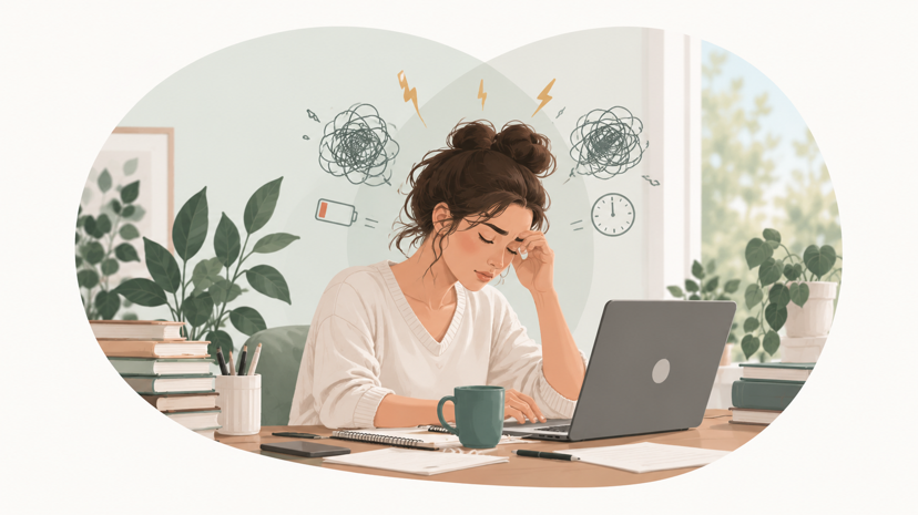 Stress & Burnout illustration